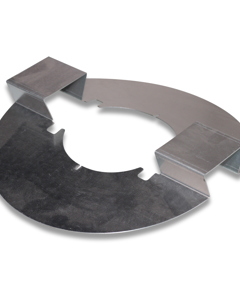 Cover plate f/feed pan metal f/male breeders